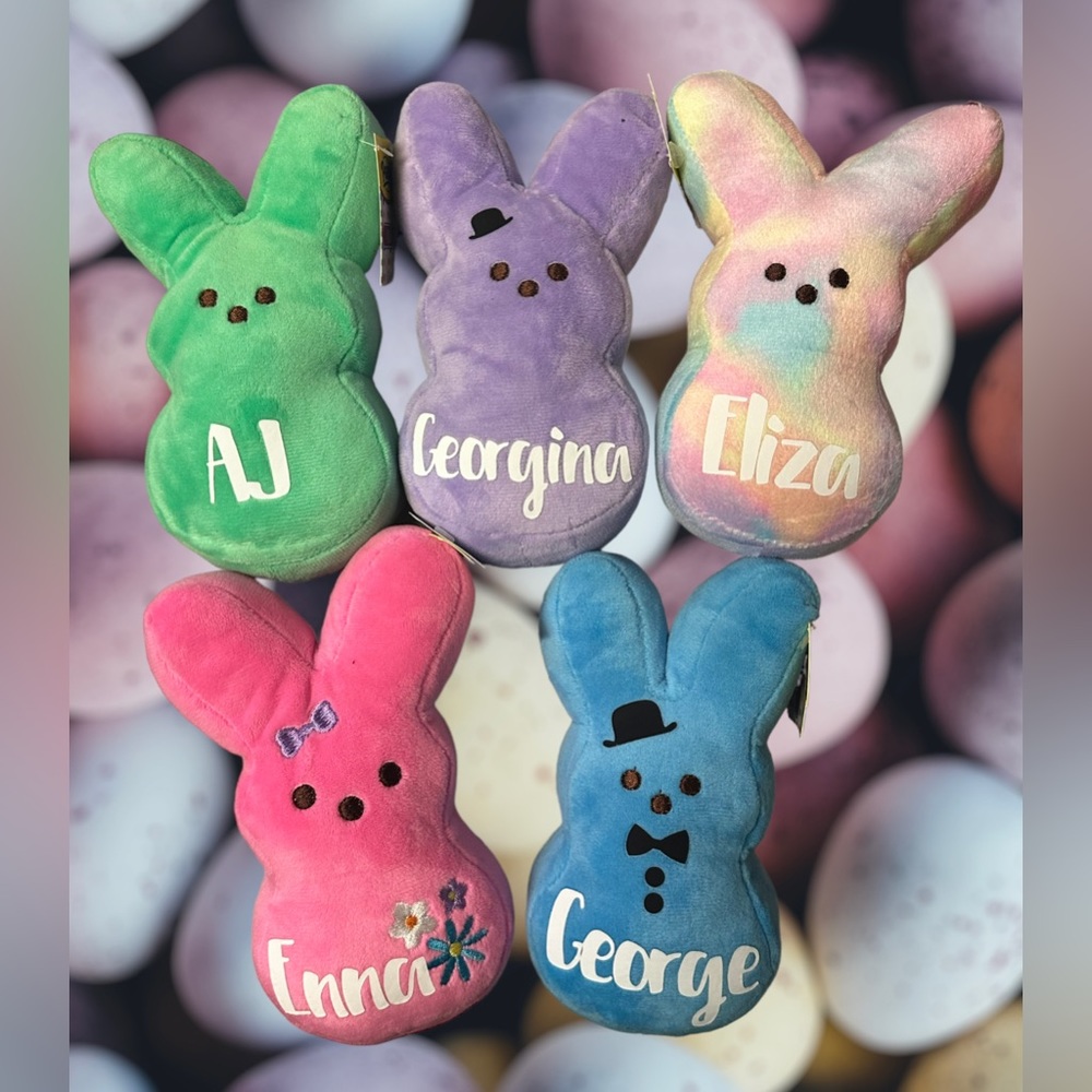 6’ Personalized peeps bunny rabbit easter gift
